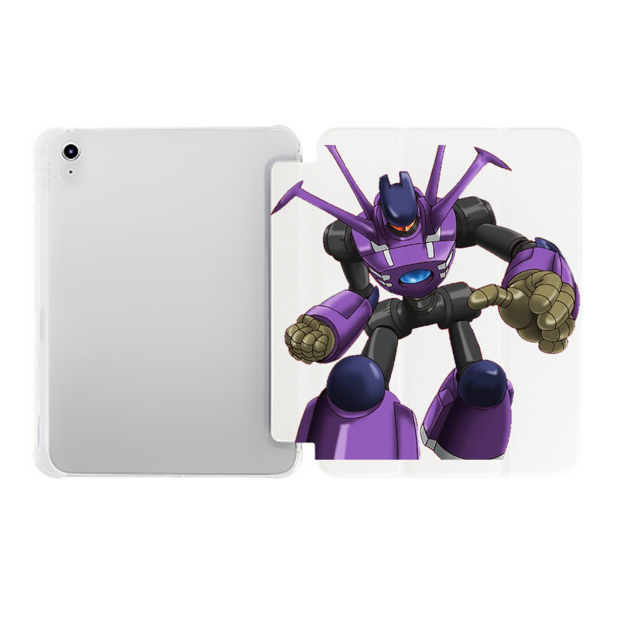 （画像用） 遊☆戯☆王 Yu-Gi-Oh! IPad ケース ペン収納付き 三つ折りスタンド PUレザー×シリコン 対応機種9.5/10.5/10.9インチ